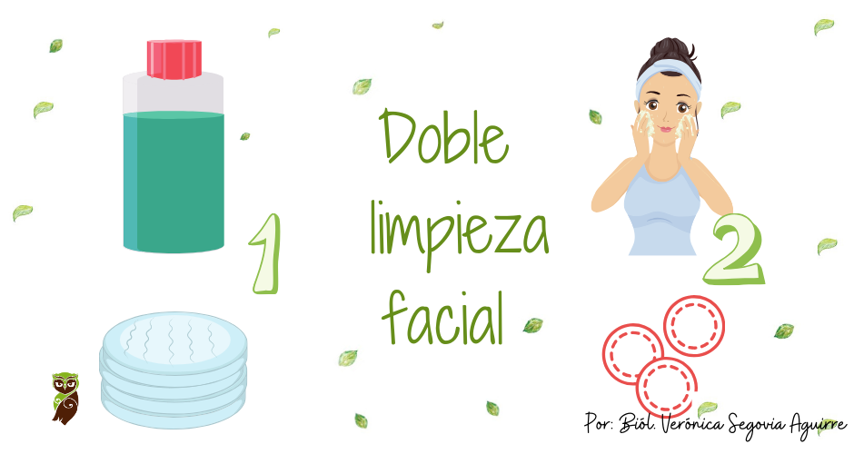 Doble limpieza facial