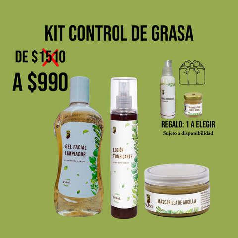 Kit para control de cutis graso/mixto