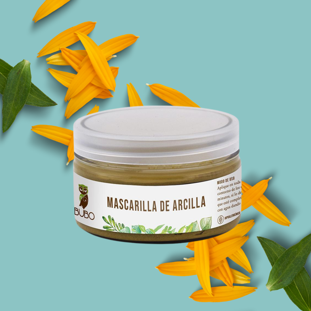 Mascarilla de Arcilla (Cutis graso o mixto)., Cuidado Facial, Bubo Cosmetica